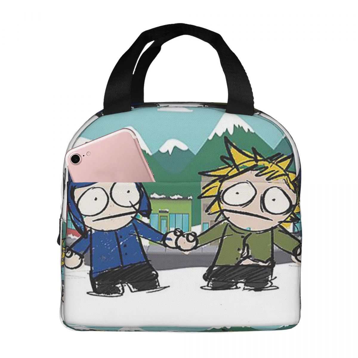 Craig X Tweek Insulated Lunch Bag for Women Children Leakproof Food Boxes Thermal Lunch Box Tote One Size