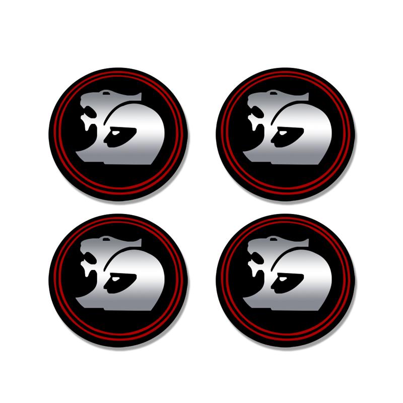 Aluminum 4PC 56mm Logo Badge Car Wheel Center Hub Caps Emblem Stickers For Commodore Captiva Cruze Caprice VZ Accessories