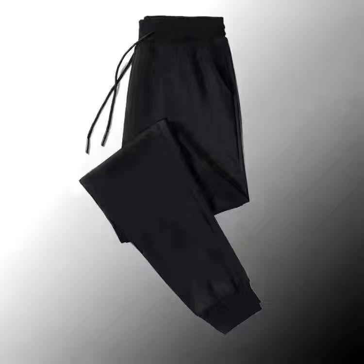 Sports Ice Silk Casual Pants Women Loose Summer Thin Quick Dry Pants New Sports Nine-quarter Pants