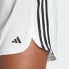 adidas Pacer Training 3-Stripes Woven High-Rise Shorts Women Shorts White IS2171