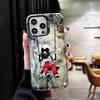 B-Banksy Art Graffiti Artist Shockproof Phone Case for iPhone 17 Air 16 16E 15 Pro Max 14 Plus 13 Mini 12 Back Cover Anti Fall F