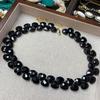 Fashion Retro Glazed Beaded Necklace Light Luxury High Sense Niche Temperament Exquisite Versatile Retro Style Collarbone Chain