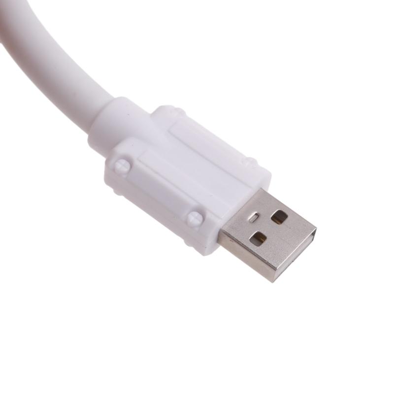 22cm USB Verlängerungskabel 360 Grad Drehbar USB Kabel Praktische Ladelösung für USB Ventilator/USB Nachtlampen