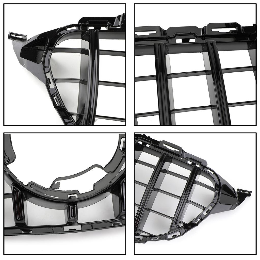GTR Style Grill Grille W/Camera fit Mercedes-Benz W205 C205 A205 2019-2021