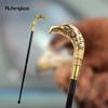 Golden Long Head Eagle Luxury Walking Stick Party Fashion Elegant Walking Stick Decorative Cospaly Cane Knob Crosier 90cm