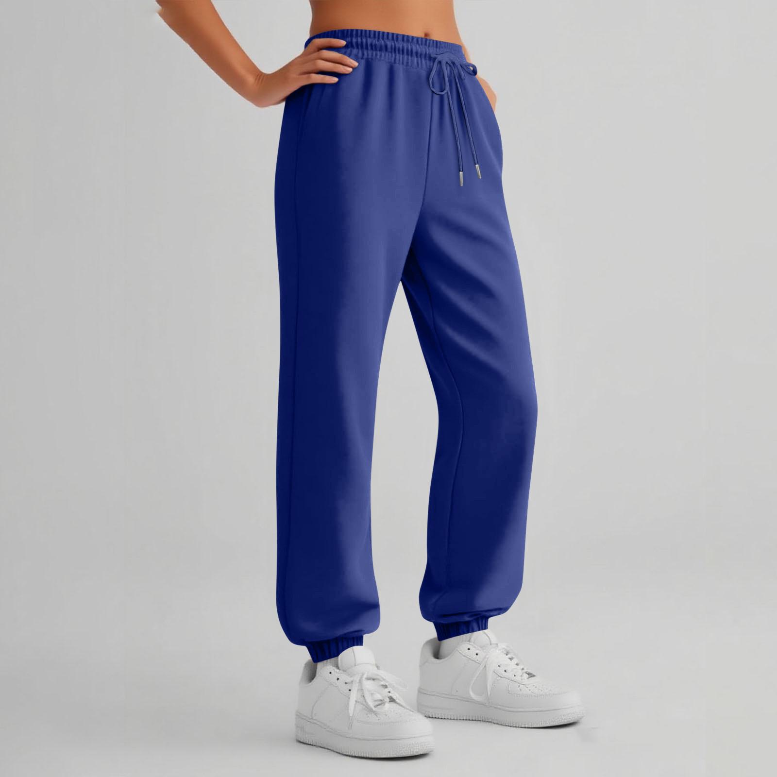 

Женские спортивные штаны с карманами однотонные L