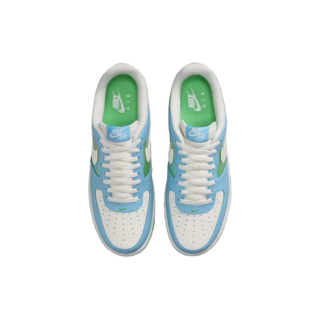 Nike Air Force 1 Low Aquarius Blue Vapor Green Men Sneakers Sail Green-Shock FZ4032-407