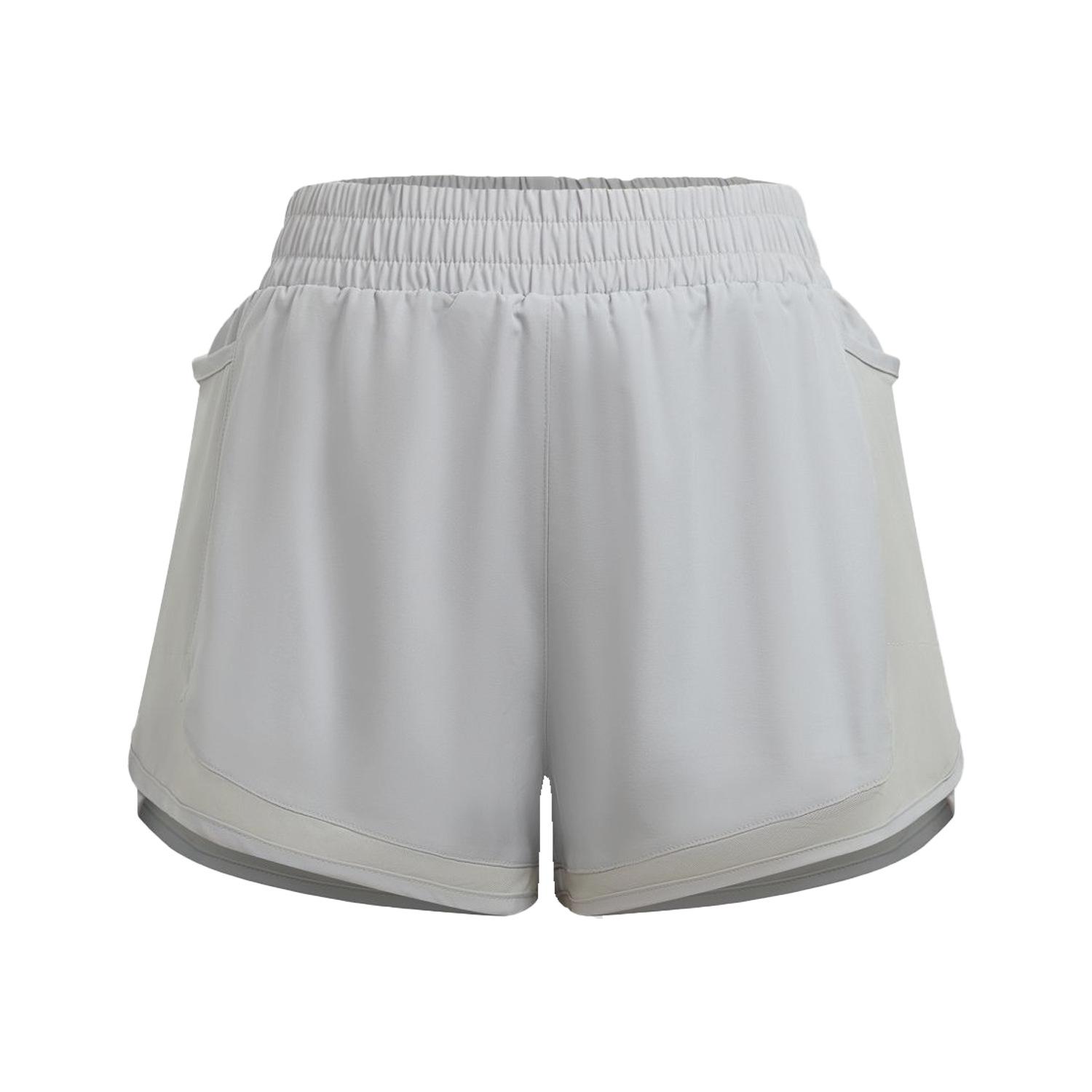 

Спортивные шорты большого размера женские весенне-летние фитнес быстросохнущие свободные повседневные тонкие брюки с имитацией двухслойности 3XL