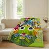 Anime K-Keroro G-Gunsou Blanket Warm Soft Suitable For Bedroom Sofa Bed Living Room Office Travel Camping Gifts