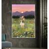 Bohemian Style Moon Jungle Fairy Female Art Dance Yoga Spirit Illustration Poster Canvas Paintings Wall Art Pictures Home Decor