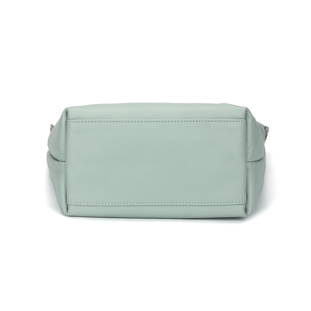 Longchamp Le Pliage Xtra Adjustable Detachable Shoulder Strap Buckle Closure Leather Shoulder Bag Medium Women Shoulder Bag Emerald-Green 10286987M07