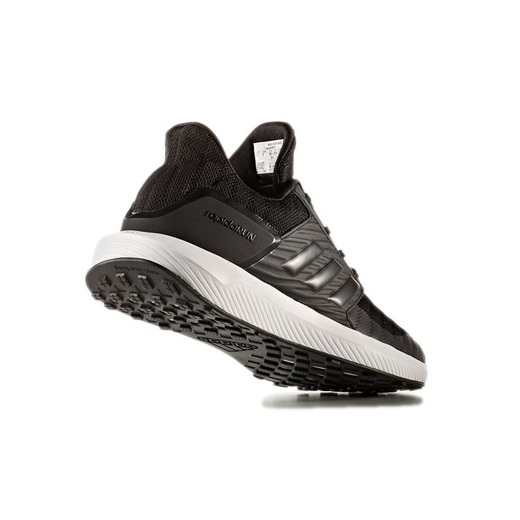 Adidas Rapida Run K Non-Slip Durable Low-Top Running Shoes Kids Sneakers Black White CM7408