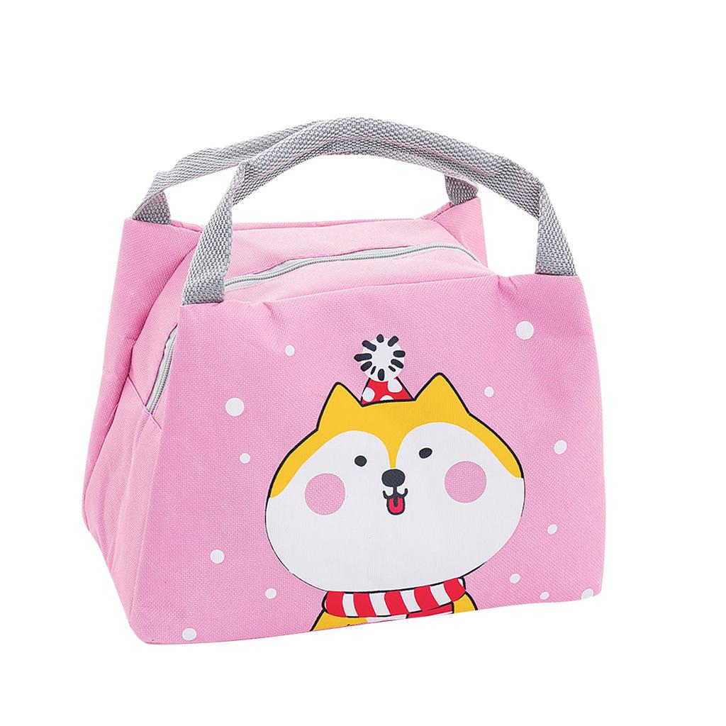 Fashion Portable Cartoon Lunch Food Fresh Pouch Picnic Drink Cold Handbag