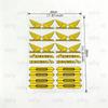 For Honda 18 colors Motorcycle Reflective Stickers Waterproof Decals for Helmet Scooter Fuel Tank Toolbox Racing PH2 rlgc6