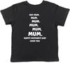 Hey Mum Happy Mother's Day Love You Childrens Kids T-Shirt Boys Girls