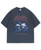 MAHAGRID Smoking Cat Tee Navy(Mg2Emmt523A)