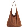 Large-capacity tote bag, women's Korean version, high-end sense, trendy commuting, simple and versatile shoulder bag.