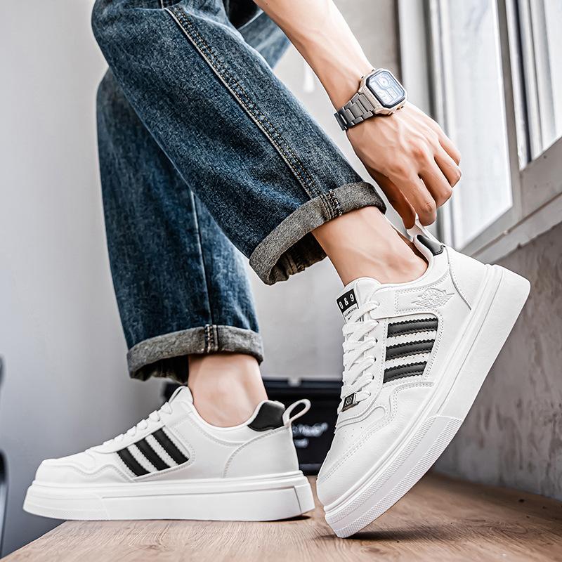 Men's shoes 2025 summer new youth trend retro classic versatile board shoes men's platform heightening casual trendy shoes
