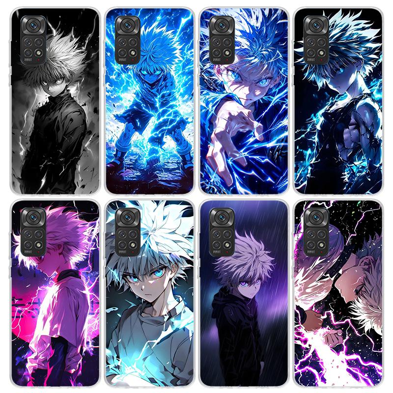 Huner X-Hunters Killua Phone Case For Xiaomi Redmi Note 10 11 12 13 14 15 Pro Plus 11S 12S 14S 11T 11E 10S Soft TPU Back Cover R