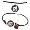 West Highland White Terrier, Westie, Westy – A Set of Jewelry with Your Photo, Handmade Set |