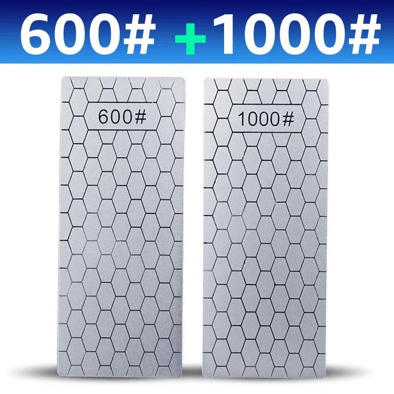 400# 600# 1000#  Kitchen Diamond Knives Sharpening Stone Multifunction Ultra-thin Honeycomb Manual Knife Sharpener Kitchen Tools