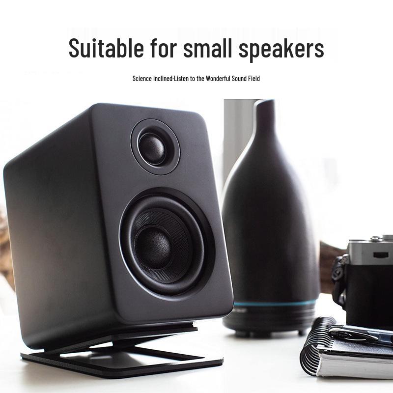 Desktop Speaker Stand with 15° Tilt for Surround Sound Speakers