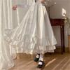 Brown Ruffled High Waisted Long Victorian Skirt Steampunk Skirts Womens Party Wear Gothic Vintage Clothes Medieval Costume Sexy