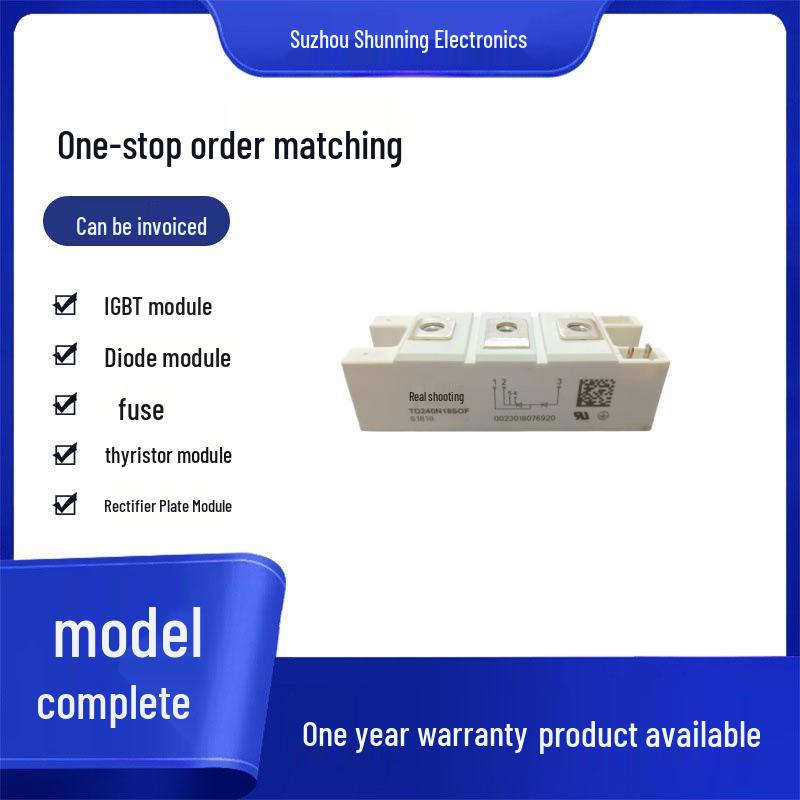 TD240N18SOF Diode Thyristor Module – Full Model, New, In Stock, Fast Shipping