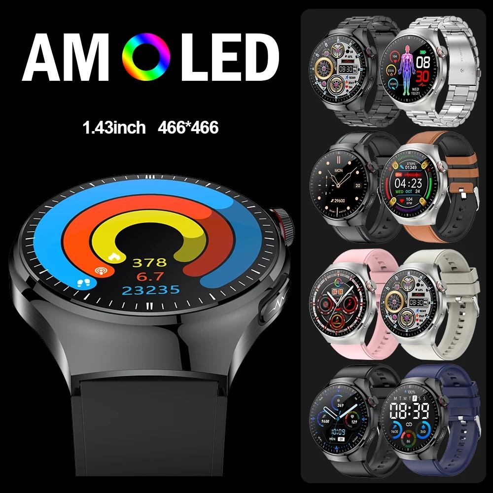 SACOSDING GT4PRO Smart Watch Women Wireless Call ECG+PPG Blood Pressure Health Monitor SOS Sports Fitness Smartwatch For Men