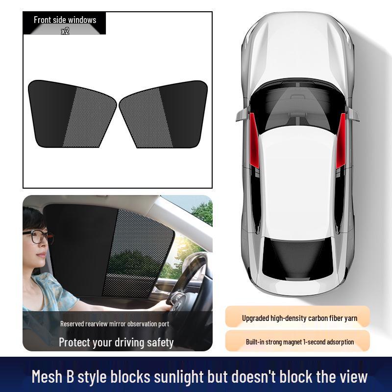 Cortina Parasol Magnética para Ventana Lateral de Coche para Protección del Bebé y Privacidad