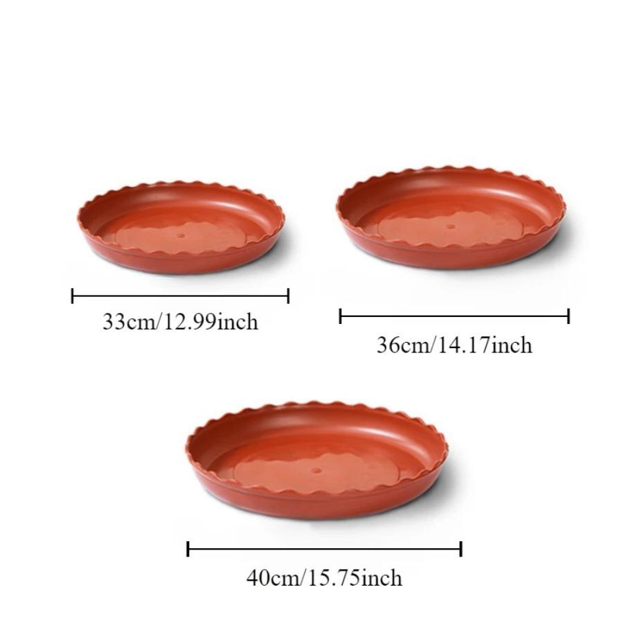 Plastic Plant Saucer Thickened Pot Tray Garden Tools Flower Pot Base Plastic Planter Drain Trays Garden Supplies