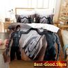 3D Print Game Mass Effec Bedding Set Printed Bed Set With Pillowcase Bed Duvet Cover Soft Single Double Queen Super King Size