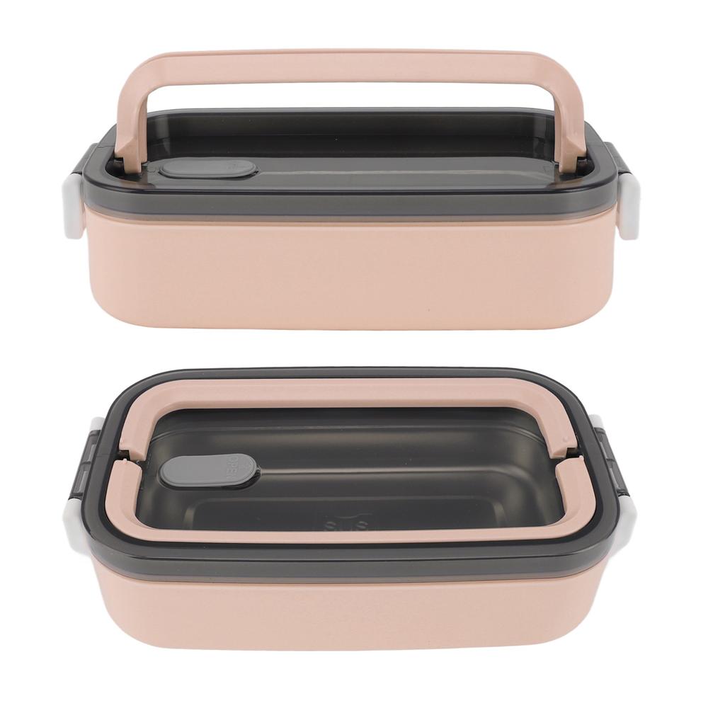 Lunch Food Container 304 Stainless Steel Insulated Leakproof Bento Box for Students School Office