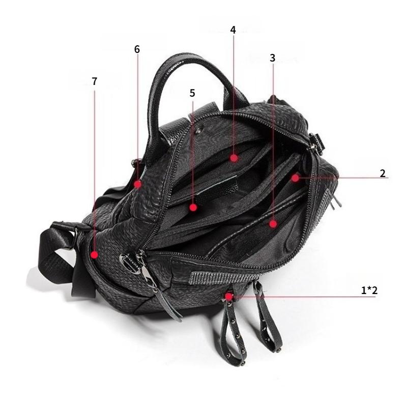 Women's New Fashion Korean Style Large Capacity Anti-theft Female Travel Backpack All-match Leather Leisure Bag