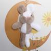 Creative New Cute Teddy Bear Rabbit Plush Toy Doll Pendant Car Student Schoolbag Hanging Ornament Doll