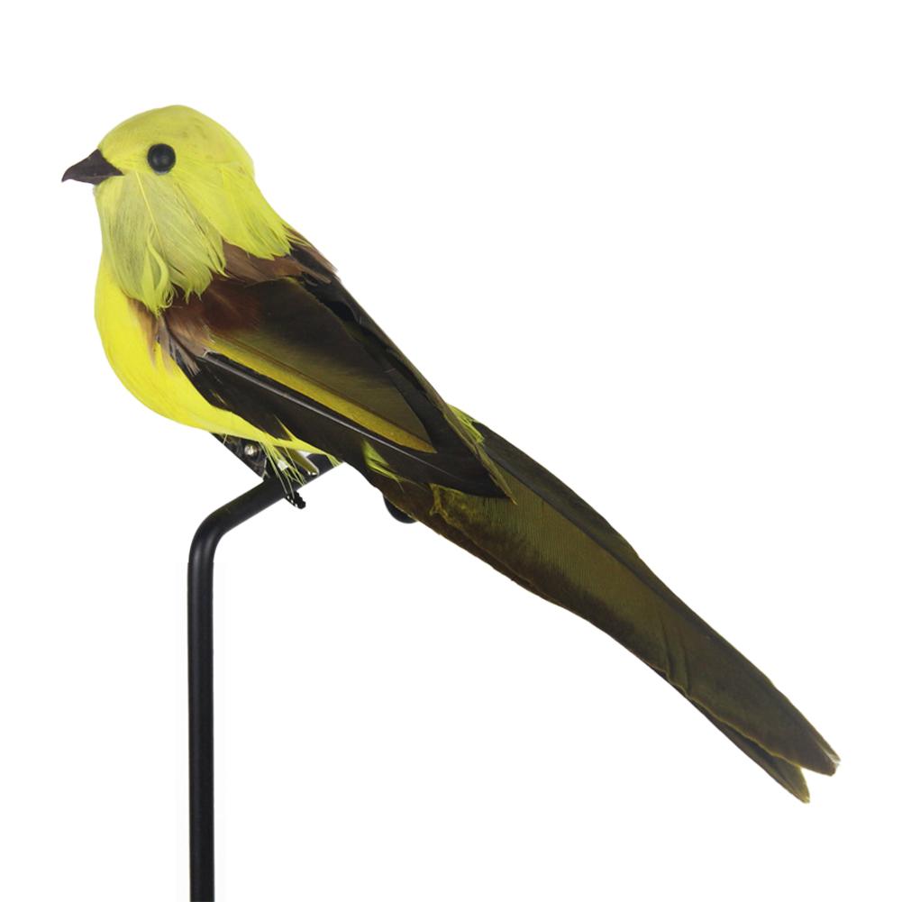 Colorful Artificial Birds Fake Foam Animal Simulation Feather Birds Models Horticultural Tree Branch Decoration Garden Decor