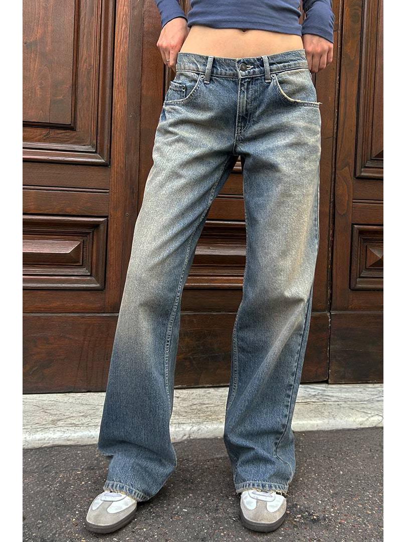 2025 Retro High-Waisted Wide-Leg Jeans XXL