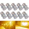 S25 LED 24V Burst White LED Light (S25 Single (P21W 1156 G18 BA15S) Amber Set of 10)
