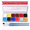 ASARUYA 12-Color Face Paint Stick for Kids' Stage Performance Makeup