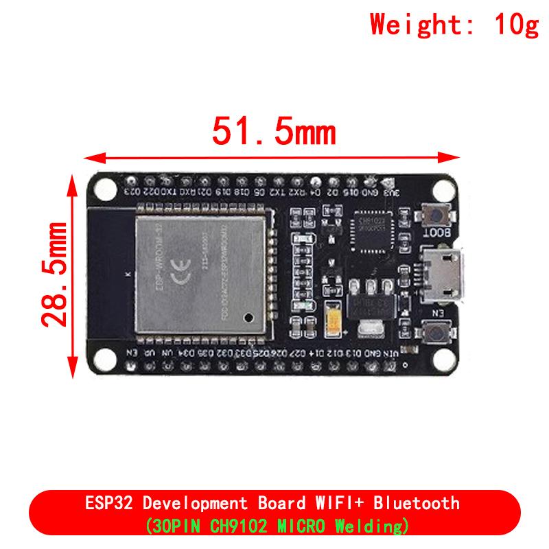 ESP32 Development Board CP2102 CH340C WiFi+Bluetooth Ultra-Low Power Consumption Wireless Module ESP32-WROOM-32 NodeMCU-32S