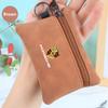 Suede Portable Car Key Bag Zipper Wallet Card Coins Pouchs  For Porsche 911 718 Taycan Panamera Cayenne Macan Accessories GZ2