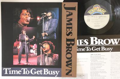 12inch Record JAMES BROWN - Time To Get Busy C12Y0387PROMO Scotti Bros 1988 Japan Soul/Funk Used