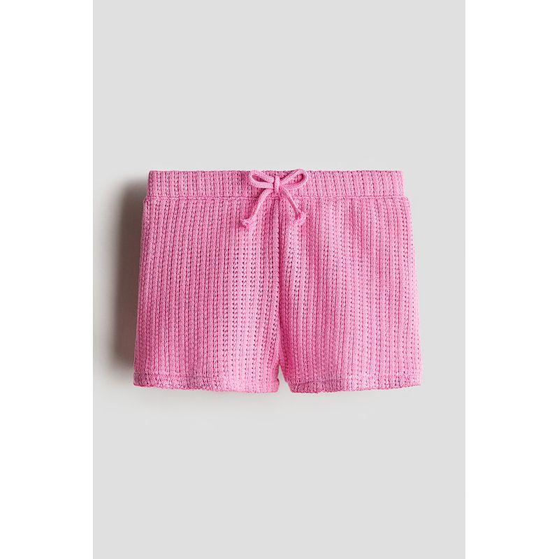 

HM Children s Clothing Girl Shorts Fall 2025 New Arrival Soft and Simple Texture Sense Knitting Shorts 1290053 Cherry Red 90/50(1 ½-2Y)
