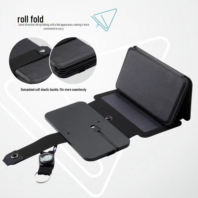 Certified Universal Solar Charger Bag – Foldable & Portable for Outdoor Use