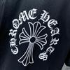 8010 CHROME HEARTS 2025 Sommer Neue Hochwertige Baumwolle Rundhals Lose Große Größe männer und frauen T-shirt Paar t-shirt