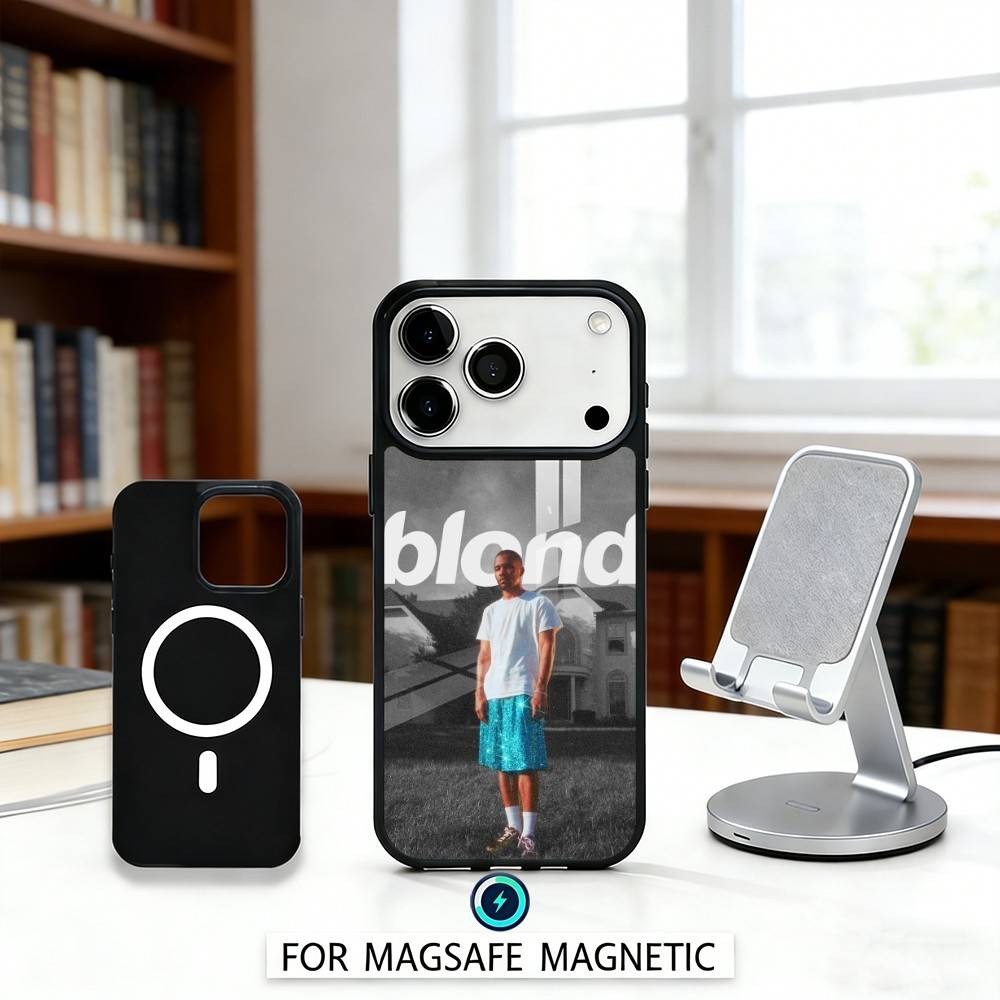 

F-Frank Ocean B-Blonde Phone Case For iPhone17,16,15,14,13,12,Pro,Max,Magnetic For Magsafe Wireless Charging iPhone14Plus