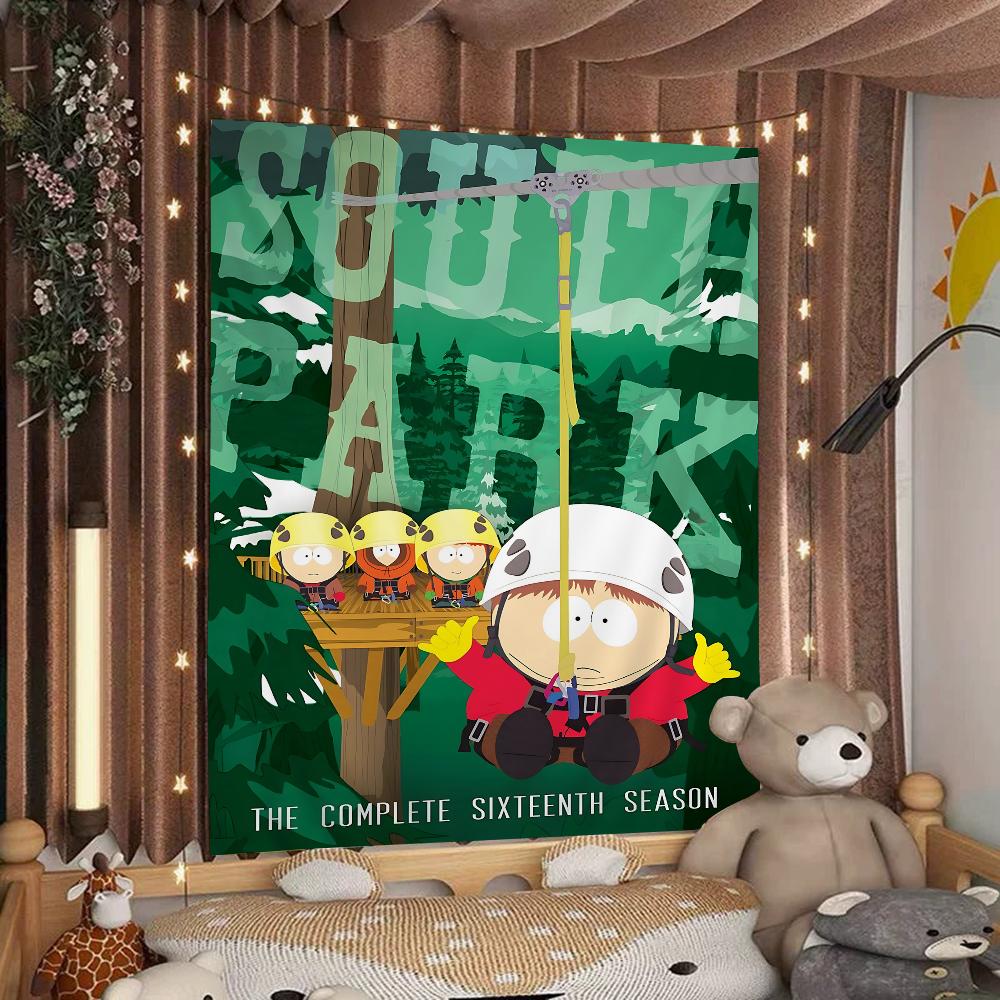 CartoonSouthparkS Cartoon Tapestry Wall Hanging Decoration Household Home Decor