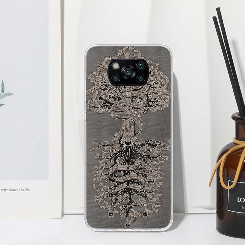 

Tree of Life Space Phone Case For Xiaomi Poco X7 X6 X5 M7 M8 Pro F7 Ultra Redmi 15C 15 13C 13 12C 12 10 10C 10A Art Fundas Poco Xiaomi Poco M7 4G