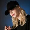Metal tip over fit ball cap Black