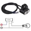 7/8inch 22mm Motorcycle Switch Handlebar, Motorbike Handlebar On/Off Grip Switches Brake Fog Headlight Handle Self-Return/Manual-Return Switch(B: